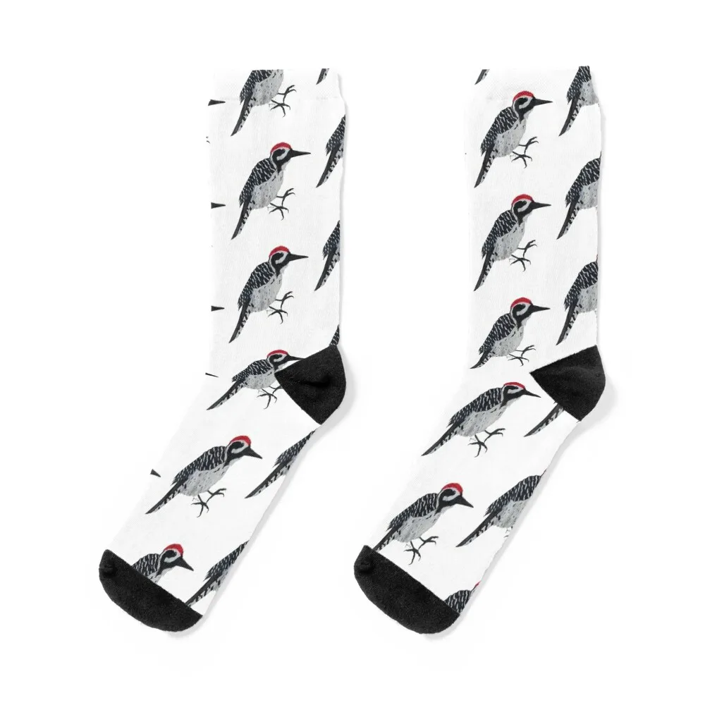 

Woodpecker Socks soccer anti-slip Hiking boots New year's Non-slip Socks Woman Men's