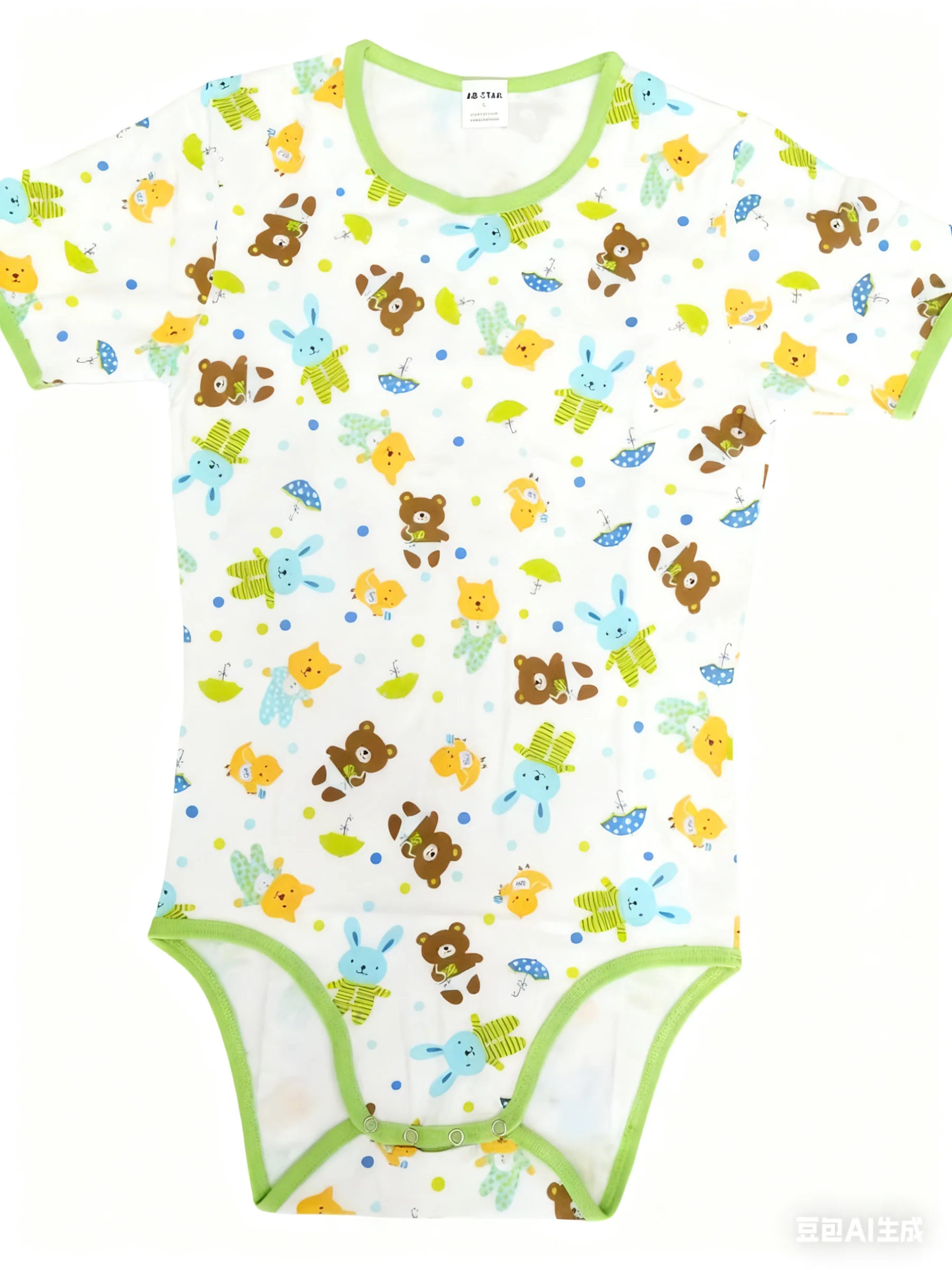 素敵なクマのプリントのボディスーツ/大人用カバーオール/abdl 服