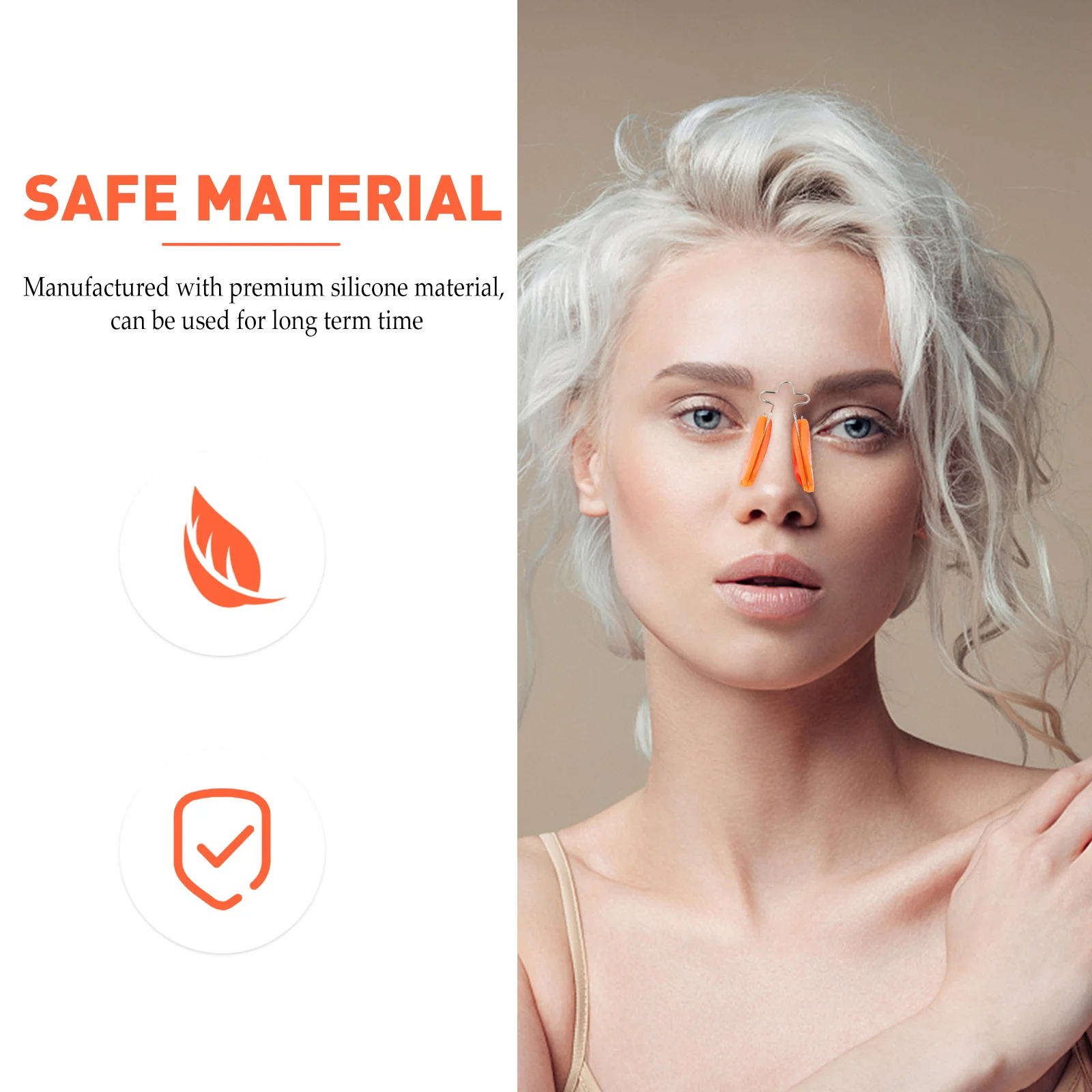 

2pcs Clips Shaper Beauty Tool Shaper Clips Slimming Nose Lifter Bridge Shaping Non-Surgical Nose Slimmer Beauty Tool