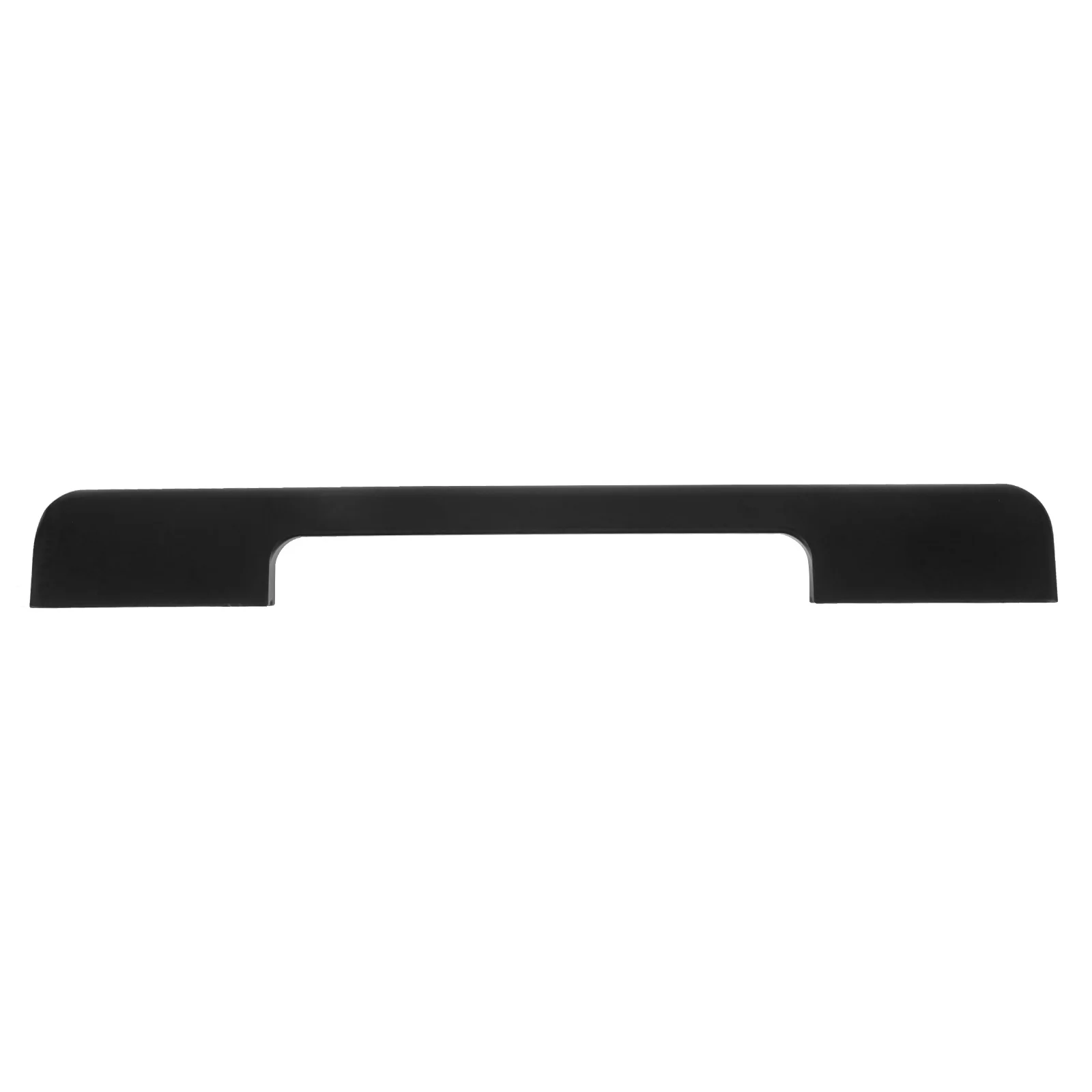 

Black Door Handle Metal Cabinet Pulls Smooth Rounded Surface Furniture Grip Dresser Drawer Handles Modern Design