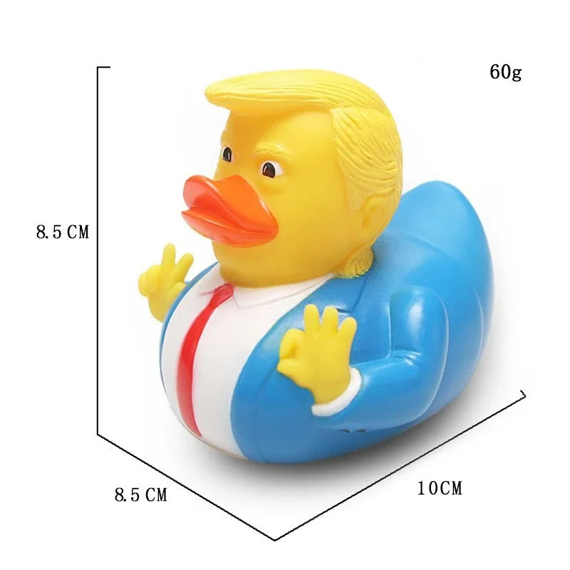 

Trump Animal Rubber Duck Children's Bath Toy, Novelty Shower Water Floating US President Baby Water Toy for Kids, Birthday Gift