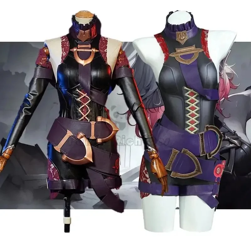 Anime Costume Cosplay Game Skin Briar Jumpsuits Role Playing Girls Halloween Party Giftv;2,r'6;t. FD1;6 - view 3