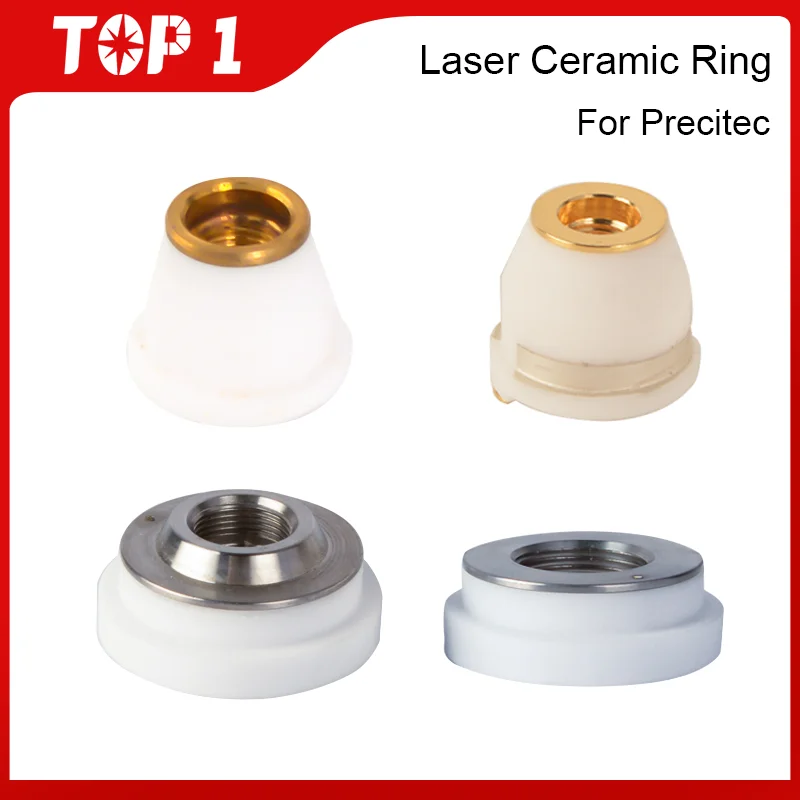 TOP1 Laser Ceramic Ring Precitec KTXB KTX M5 M6 Fiber Laser Nozzle Connector Holder Parts Precitec 2.0