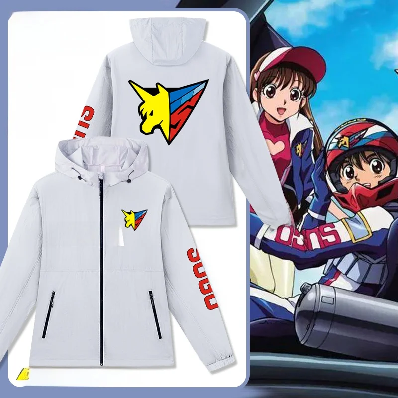 

Новая легкая солнцезащитная куртка-ветровка 2026 года с капюшоном, охлаждающим эффектом и модным молодежным дизайном