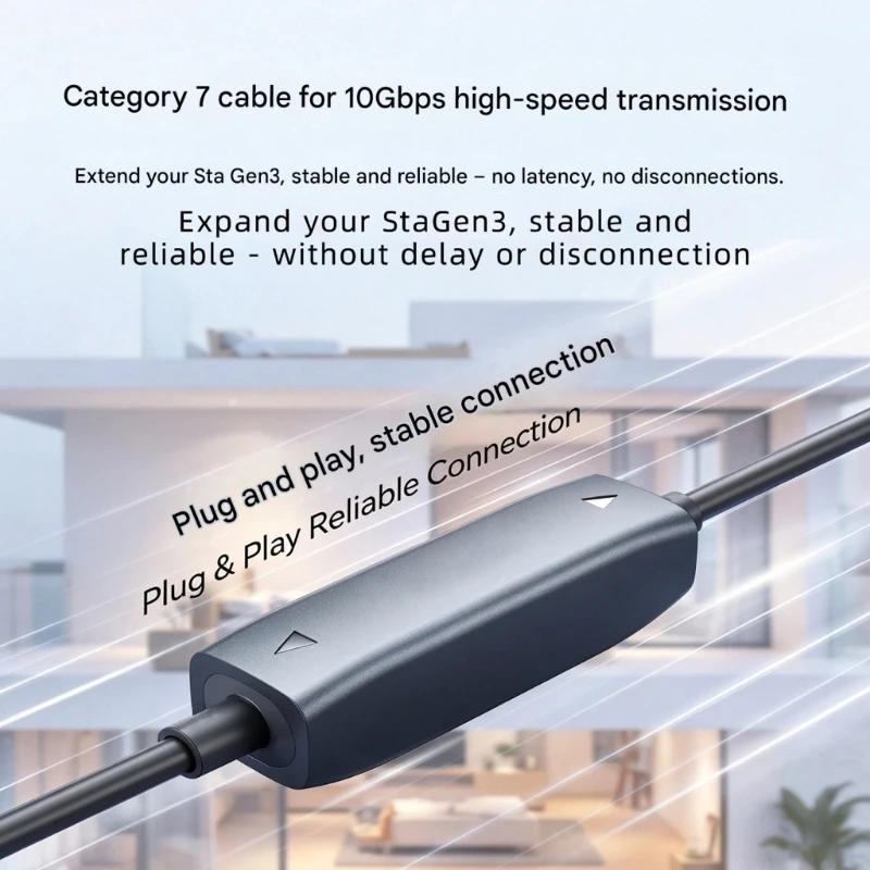 RJ45 Coupler Ethernet Cable Extension Female to Female Cat7 Inline Connector for Outdoor Wiring Run and Wire Device Connection