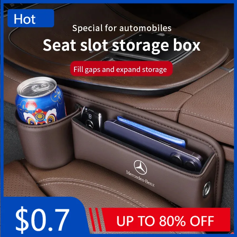 

Автомобильная наклейка для Mercedes-Benz A B C E S V R-Class A45 C43 CLA GLA GLB GLC SLK SL Автомобильное сиденье Gap Многофункциональный ящик для хранения Gap сиденья