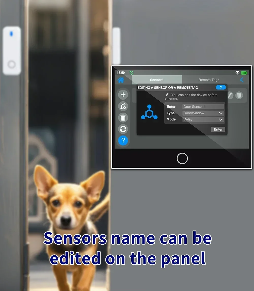 Tuya Smart Home Security System Wireless 4G WiFi GSM Alarm with Door Motion Sensor Alexa Compatible Burglar Alarm