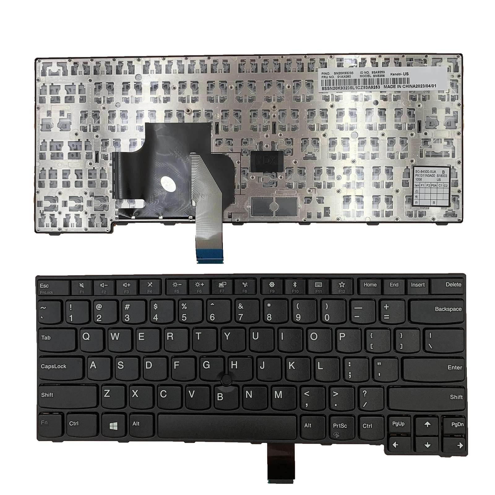 

S New For Lenovo Thinkpad E470 (20H1 20H2) E470c E475 (20H4) keyboard 01AX040 01AX080 01AX000 01AX094 SN20K93258