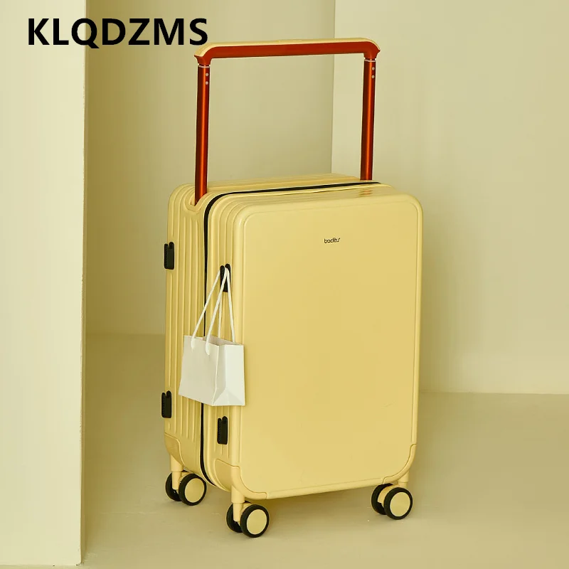 KLQDZMS Carry-on Travel Luggage ABS+PC Boarding Case 18