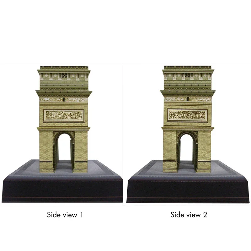 Frankreich Arc de Triomphe Origami Mini 3D Papier Modell Architektur Papercraft DIY Gebäude Teenager Erwachsene Handgemachte Handwerk Spielzeug QD-156