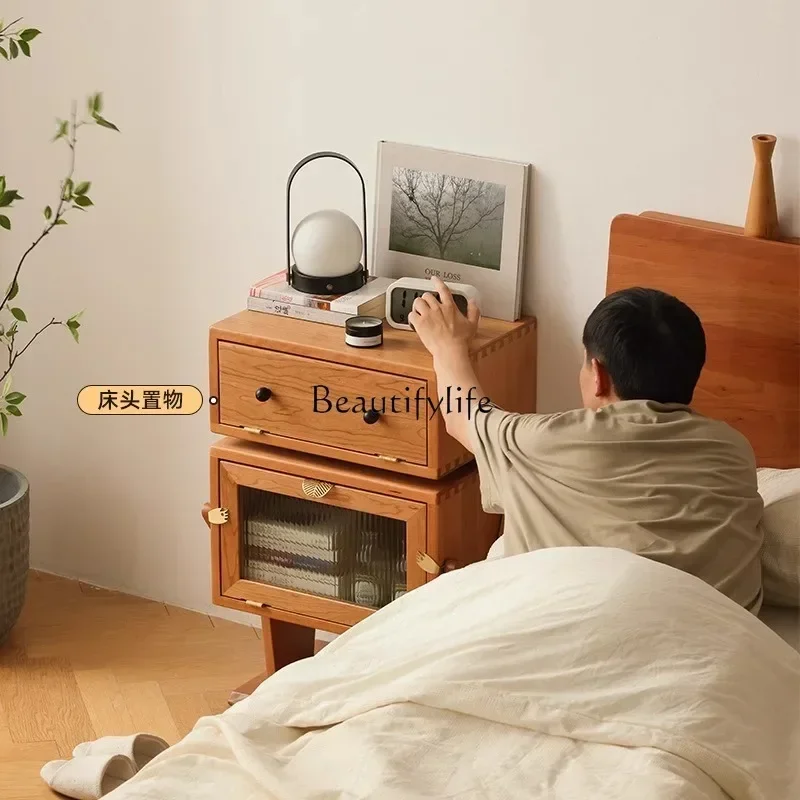 New Arrivals New styleRobot locker cute living room creative rotatable simple bedside tabless 7304