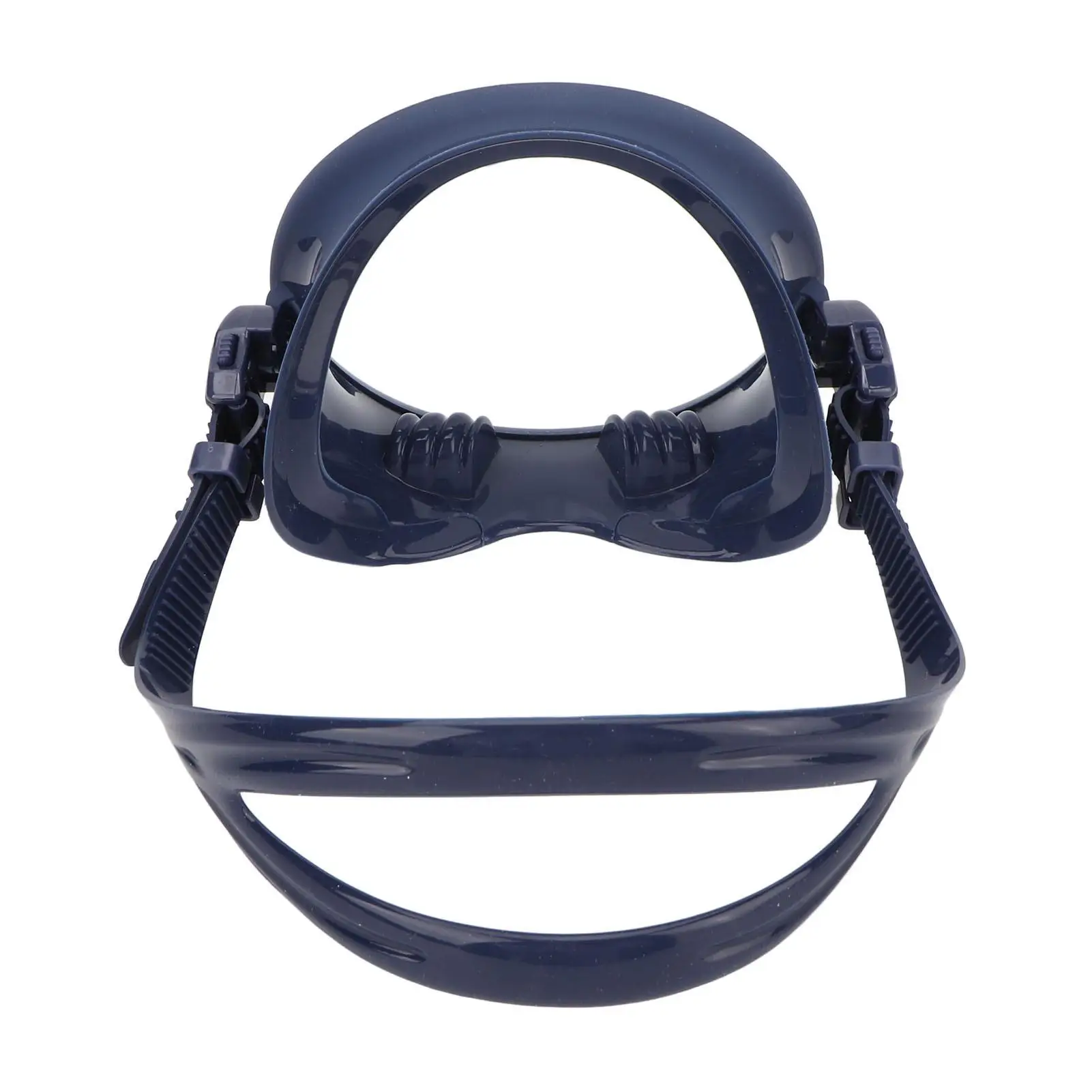 Clear View Snorkel Goggles with Tempered Glass Lens & Food-Grade Silicone for underwater Diving