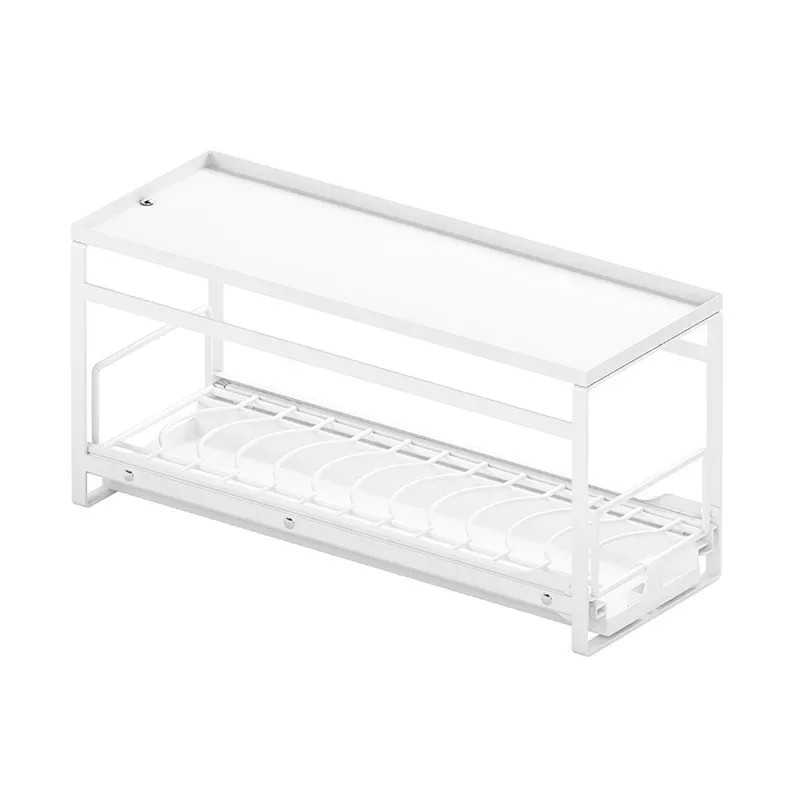 

Built-in Cabinet Storage Rack Drain Ventilation Dish Rack Multi-cell Partition Cutlery Holder Convenient Access To Bowl Cabinet