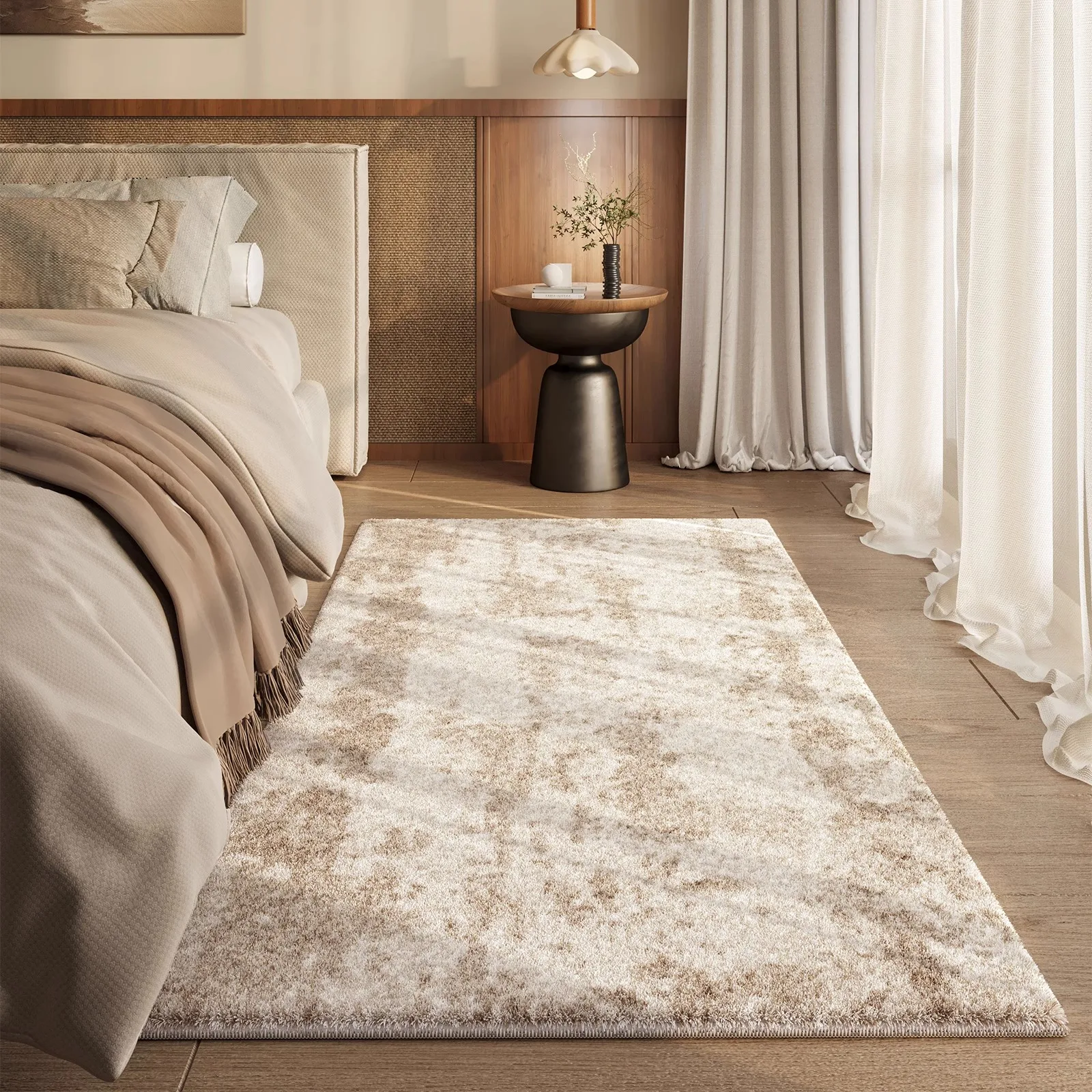 

Bedroom Rug Runner Rugs Bedside Mat Soft Fluffy Plush Area Long Carpet Italian Home Decoration Floor Mats Shaggy Alfombra Tapis