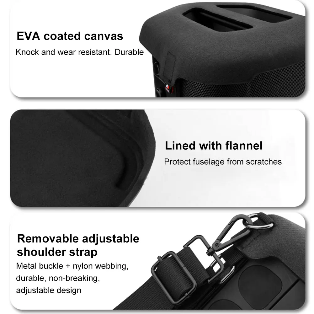حقيبة سفر EVA مع حزام كتف لـ Bose S1 PRO + حافظة سماعات BT المحمولة غطاء مقاوم للغبار حافظة غبار واقية مضادة للخدش #5