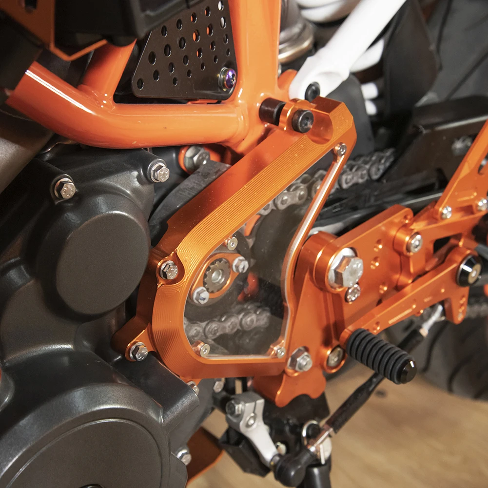 دراجة نارية سلاسل الاضراس غطاء حماية ل KTM 390 Adventure 2020 2021 2022 2023 2024 390 ADV سلسلة حامي #3