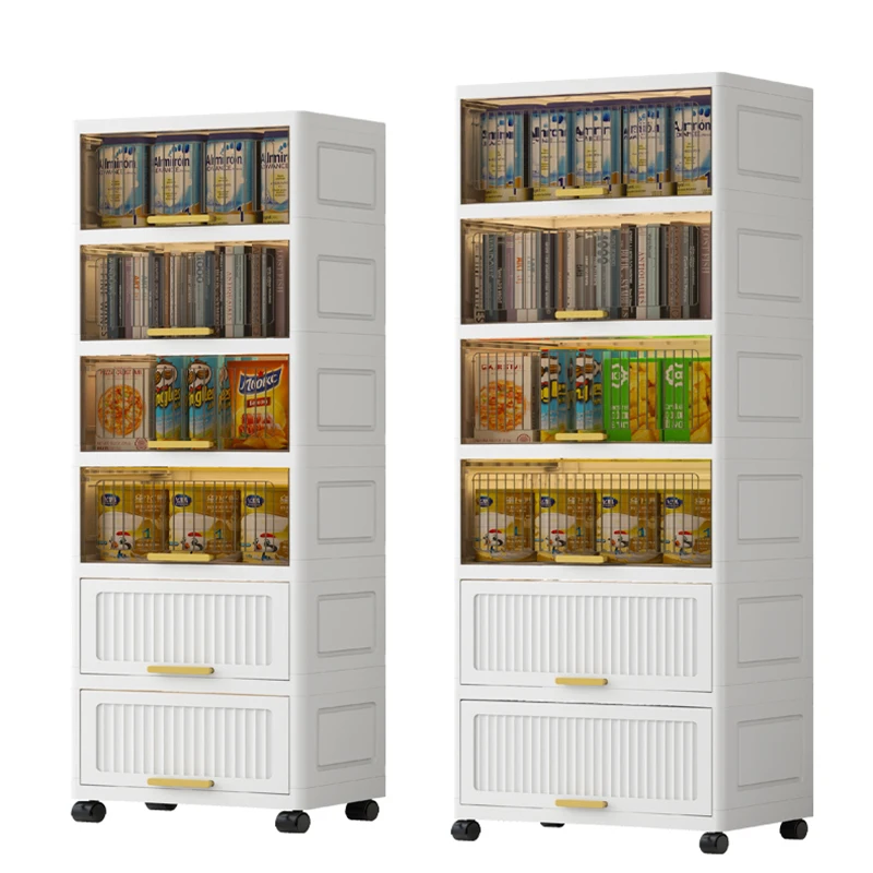 Foldable Storage Trunk Open Storage Box Storage Box Home Wardrobe Clothes Flip Type Organizer Bins Large Capacity Plastic Locker