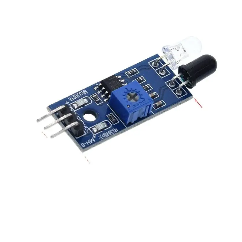 Adjustable Distance Infrared Barrier Module Black White Line Recognition Obstacle Avoidance Car Sensor for DIY Robot