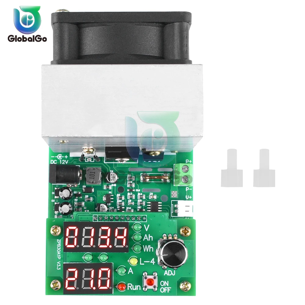 110W/60W 9.99A 30V Stały Prąd Elektroniczny Obciążenie Wyświetlacz LCD Rozładowanie Pojemność Baterii Miernik Tester Moduł Płyty dla arduino