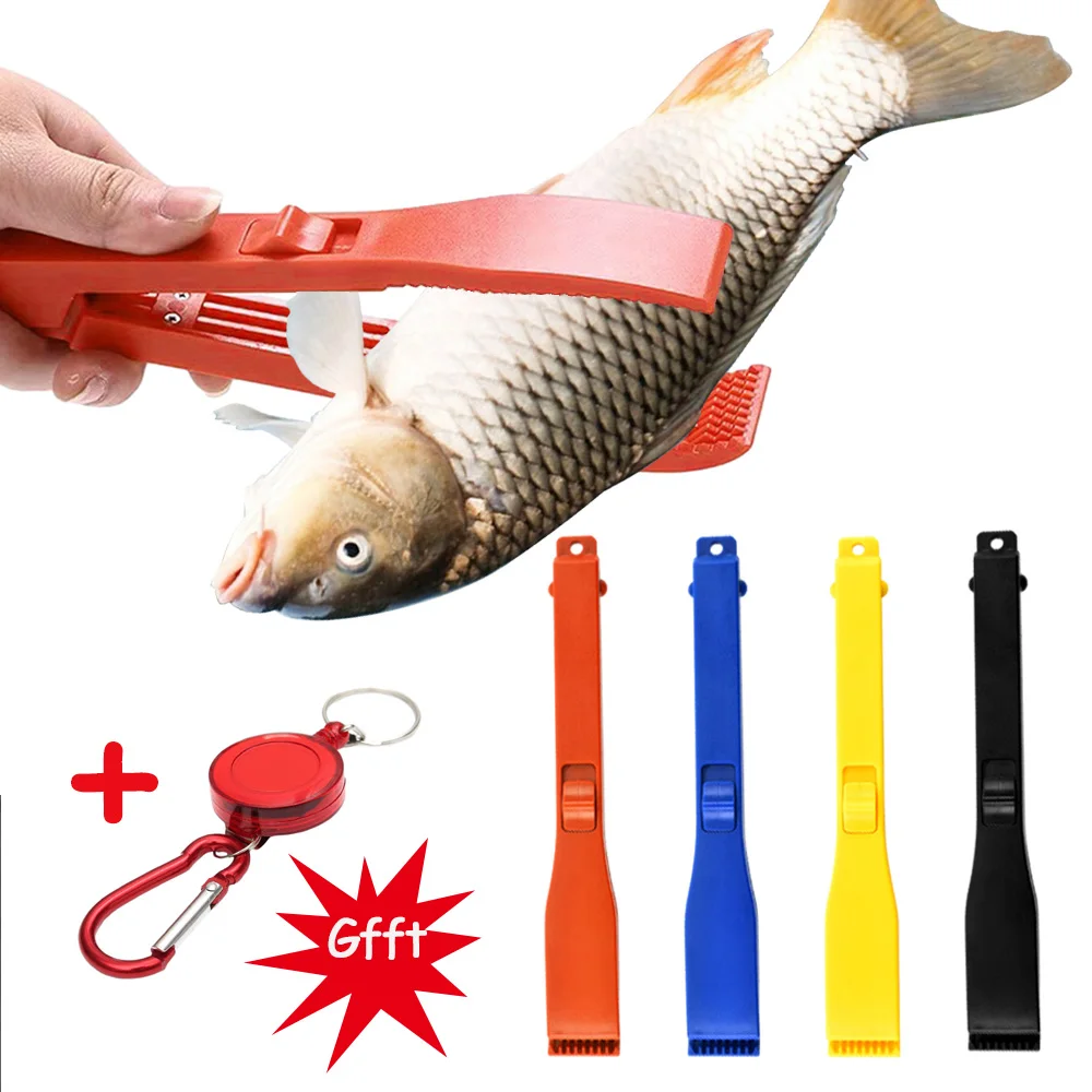 Multifunctional Fishing Fish Clip Hand Controller Tackle Tool Fishing Body Grip Clamp Gripper Grabber with Lock Switch