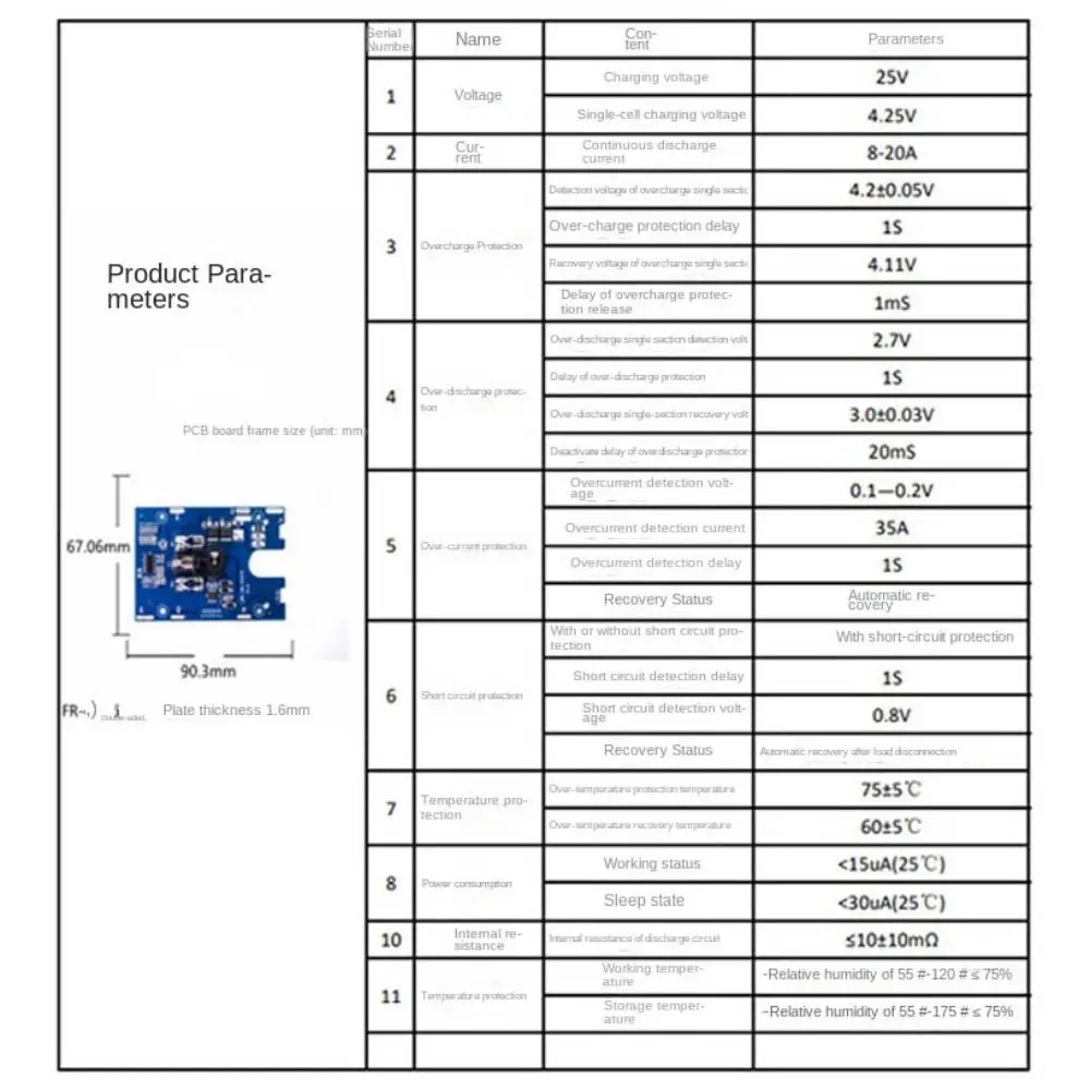 

Новая плата защиты дрели для зарядки печатной платы, защита 2MOS, плата защиты от зарядки аккумулятора, 18/21 В, печатная плата, зарядная дрель