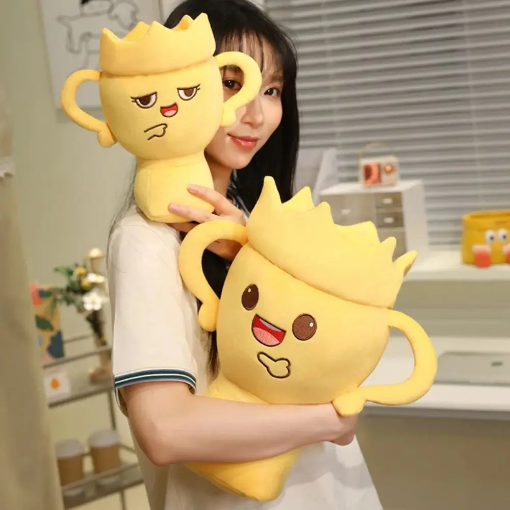 Children Comfort PP Cotton Champion Trophy Victory Trophy Soft Trophy Shape Ins Fluffy Victory Championship Home Decor