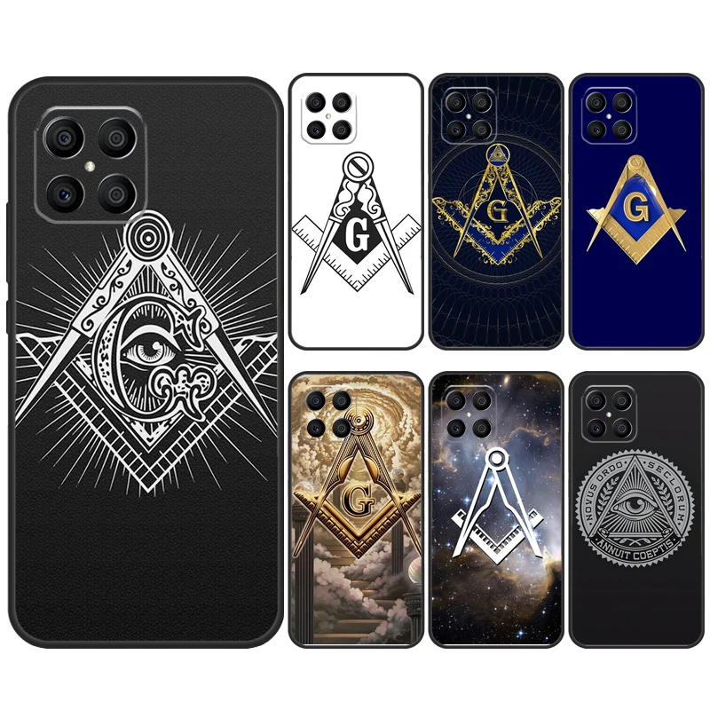 Freemasonry Logo Symbol Case For Samsung Galaxy M14 M34 M54 M21 M31 M51 M12 M32 M52 M30s M20 M55 M13 M23 M33 M53