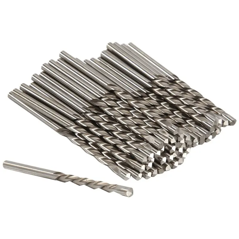 AT19-50 Pcs Drywall Bit 1/8 Inch Spiral Saw Tip Cutting Bits Drywall Guide Point Cutting Bits Tools, For Use With Spiral Saw