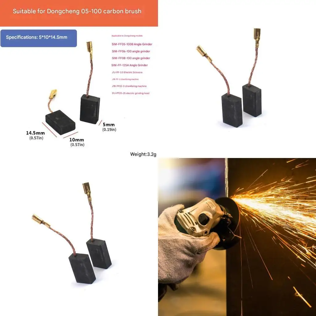 

652f 2pcs углеродные щетки, мельница, надежная износ мощности.