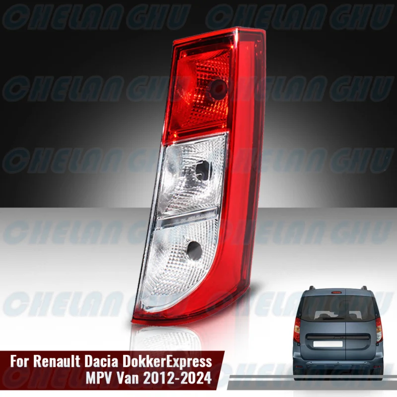 

For Dacia Dokker Express MPV Van 2012 2013 2014 2015 2016 2017 2018 2019 2020 2021 2022 2023 2024 1pc Right Tail Light Rear Lamp