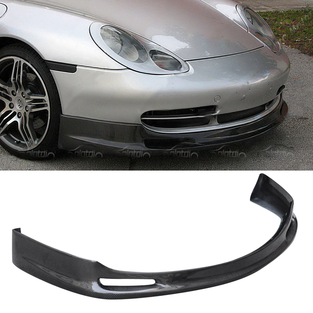 

OLOTDI Carbon Fiber Front Bumper Lip Diffuser Spoiler New Condition for porche 911 996 1999-2001 Carrera 911