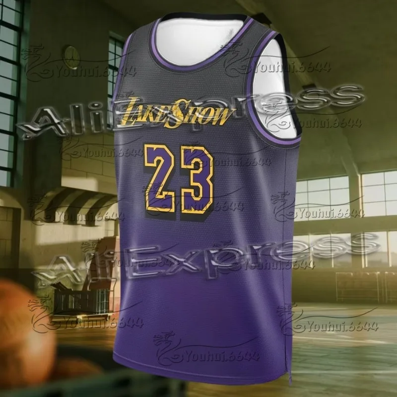 

Outdoor sports lakers 23 basketball Training jersey Outdoors Exercise Vest Player Jersey Teenager&Kid jersey 3D printed moto