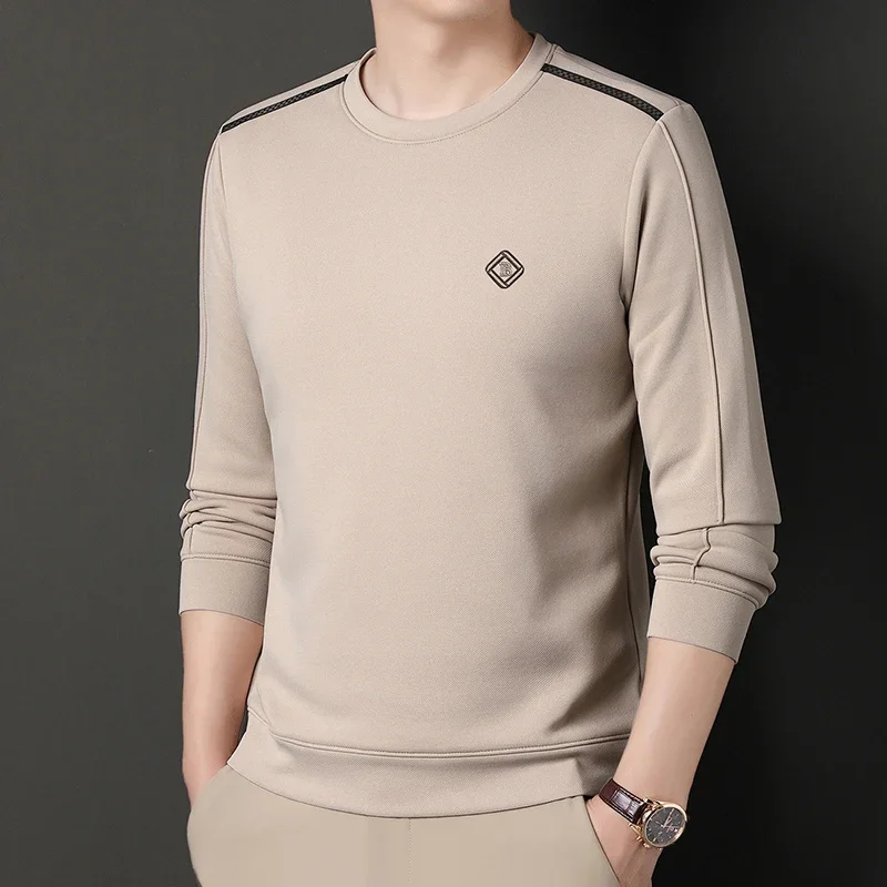 Men's Autumn and Winter Loose Fitting Casual Plush and Thick Pullover Hoodie