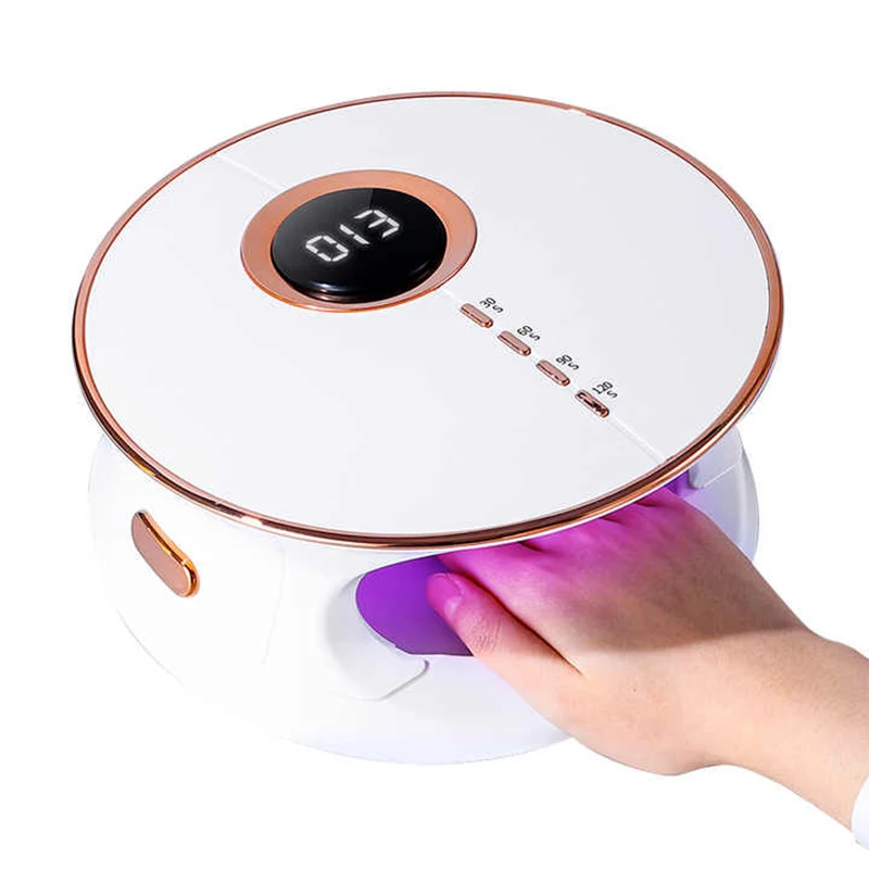 168W Lampara UV LED Nail Drying Lamp For Gel Polish Nails Dryer Professional Manicure Machine Supplies With Smart Sensor