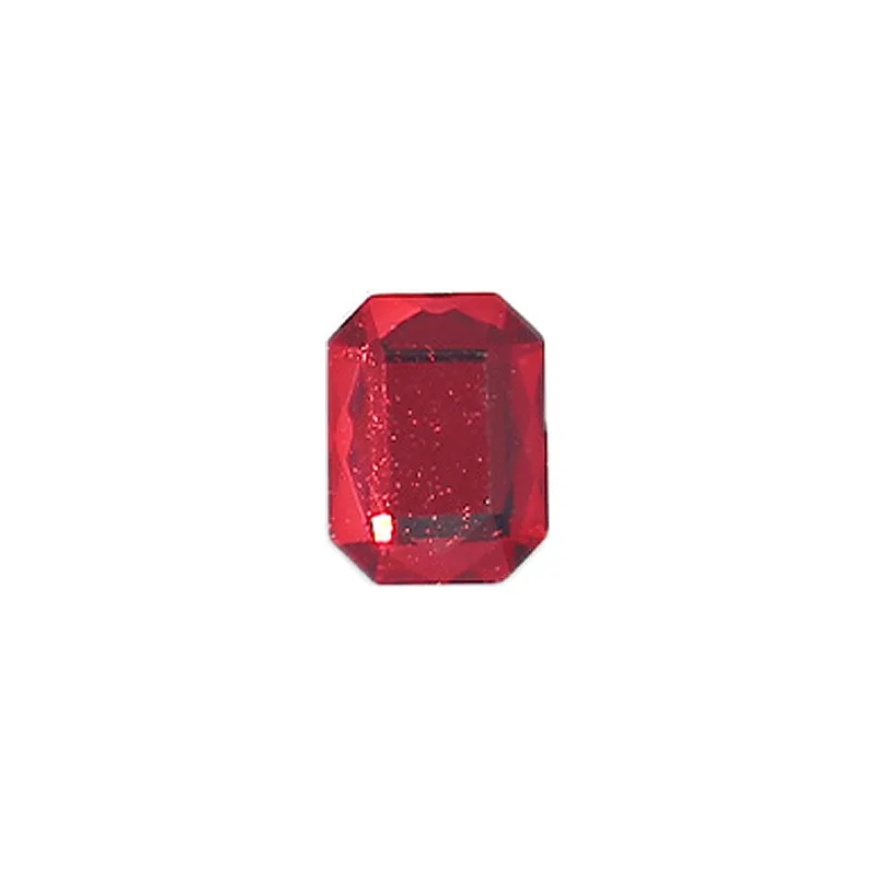 40PCS Super Sparkle Big Red Flatback Diamonds Vairous Shapes Mini Star Glass Nail Art Rhinestones Decorations Manicure Ornaments