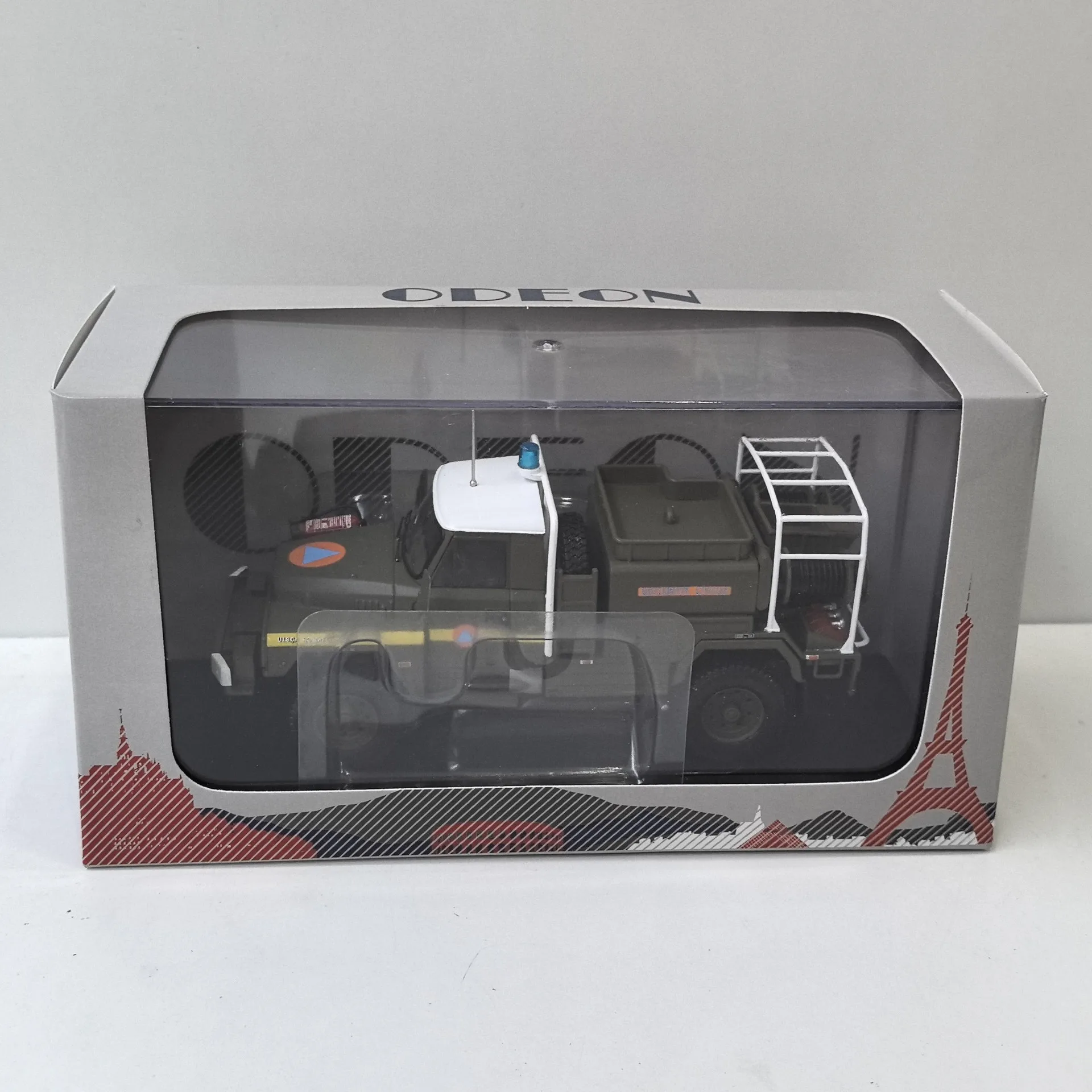 Diecast ODEON escala 1/443 ACMAT TPK 4-35-C CCFM modelo de carro de liga de motor de bombeiros brinquedo colecionável presente lembrança ornamento de exibição