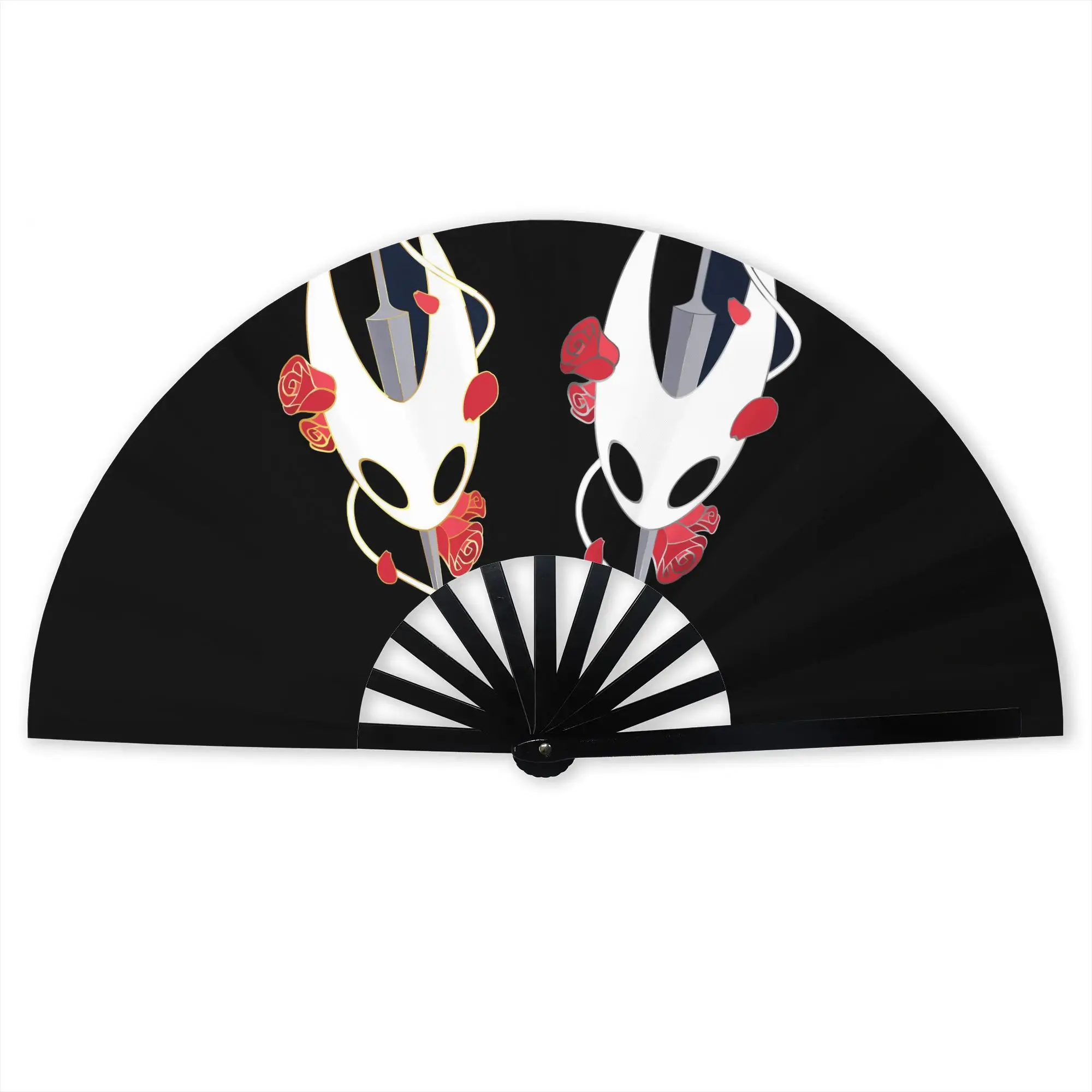 S-Silksonges Cartoon Game Folding Hand Fan  Personalized Japan Polyester Fabric Fan Cool Summer Accessory Decorative Fans