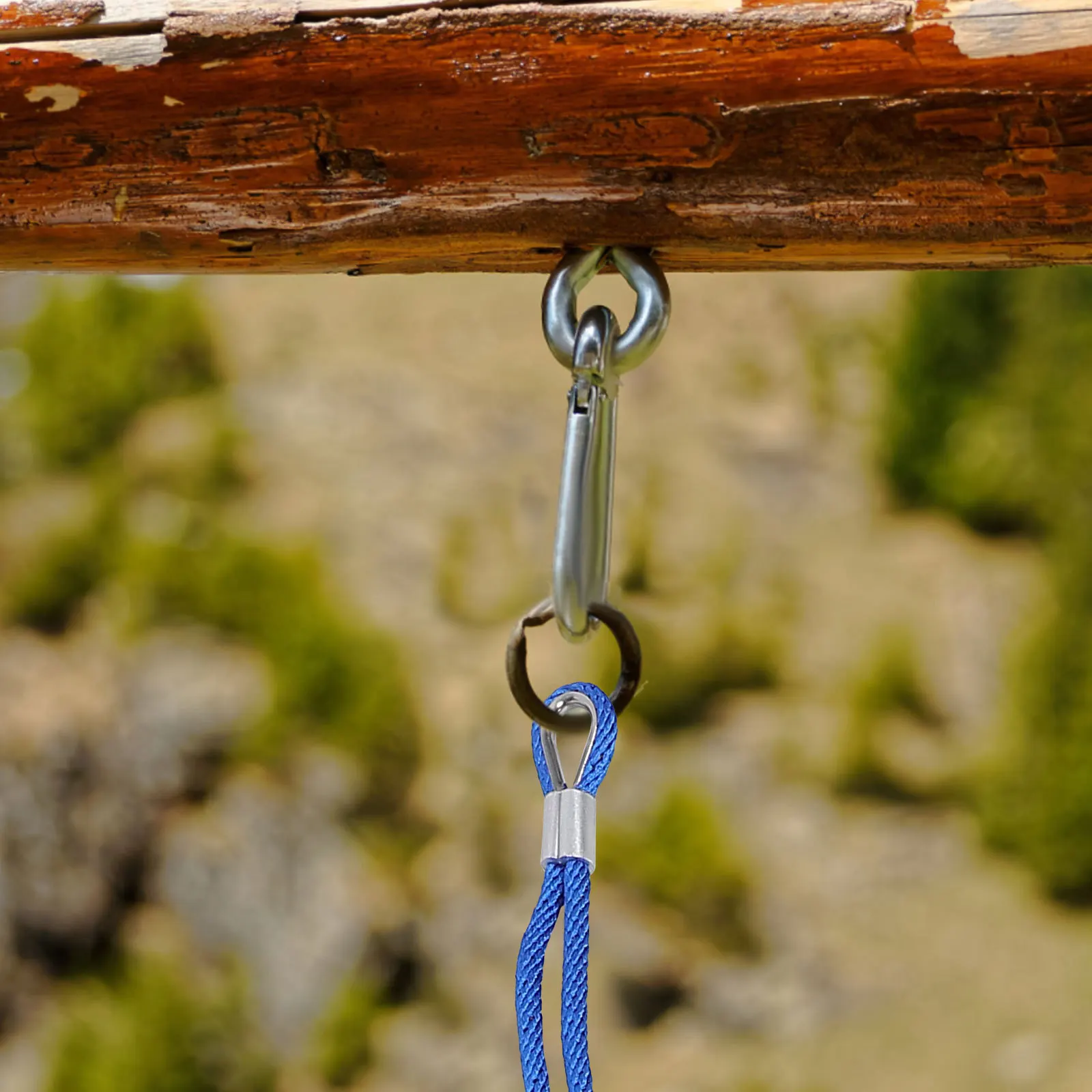 

Heavy Duty Swing Rope for Outdoor Use Strong Nylon Rope for Tree Swings Hammock Hanging Strap with Anti Rust Coating