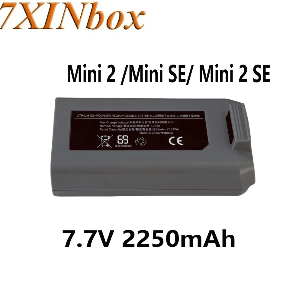 

7XINbox For Mini 2 Intelligent Flight Battery 2250mAh For Mini SE/ Mini 2 SE/Mini 4K Series Drone Batteries Accessories