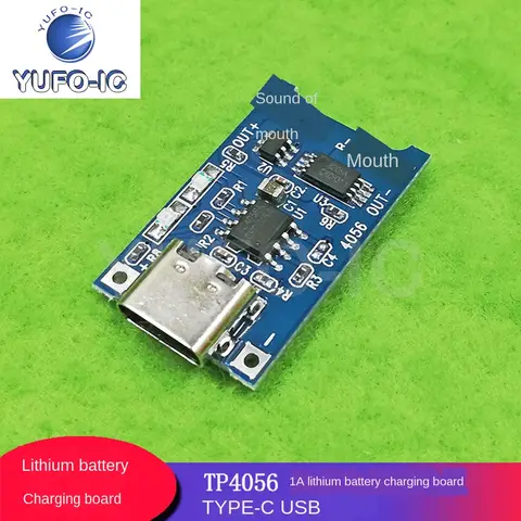 Free Ship 1PCS Tp4056 1A Lithium Battery Charging Board TYPE-C USB Interface