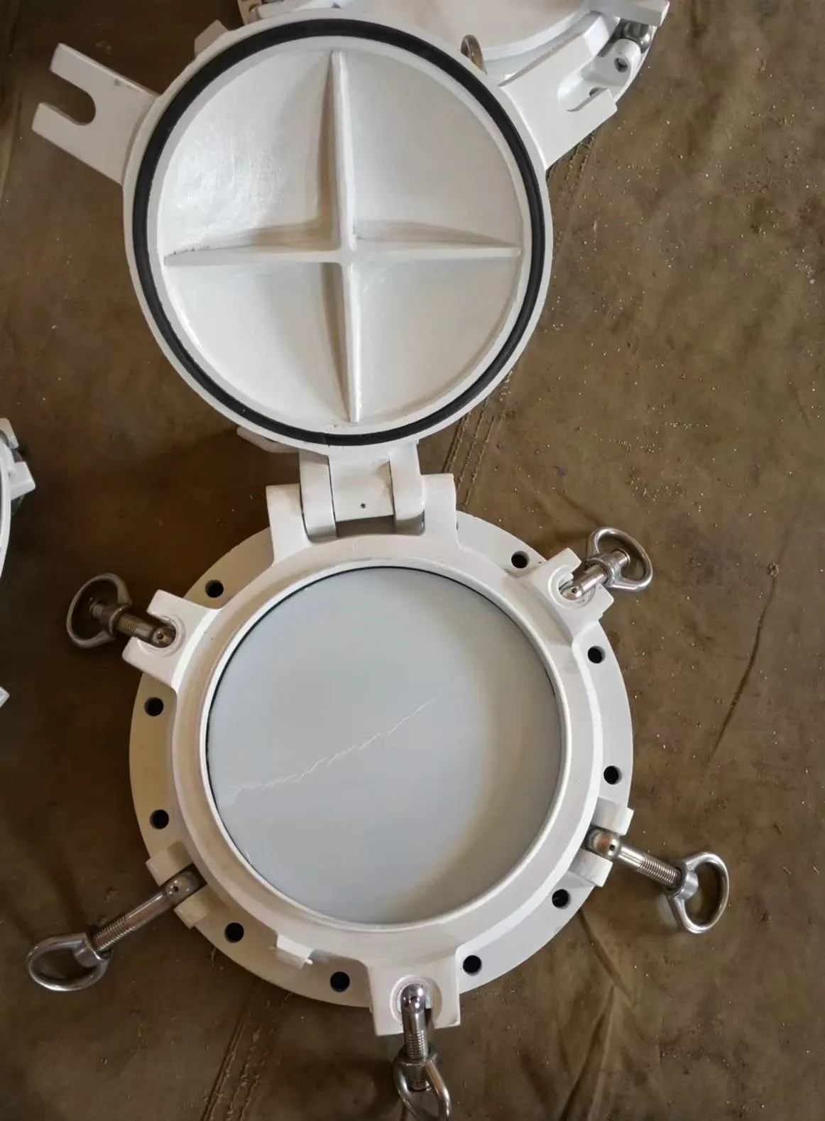 Boat Window Yacht Round Opening Porthole Marine Side Scuttles for  Ships White Color Light 200 to 400mm