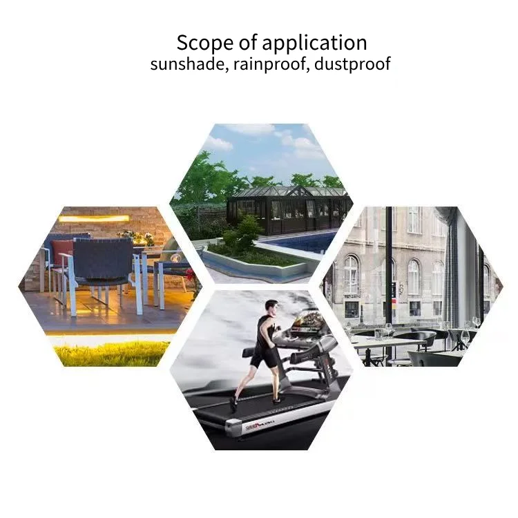 그늘 천(118.11x118.11x118.11인치), 안뜰 발코니 차양막, 접이식 차양 천 조경용 빗물막, 그늘 캐노피