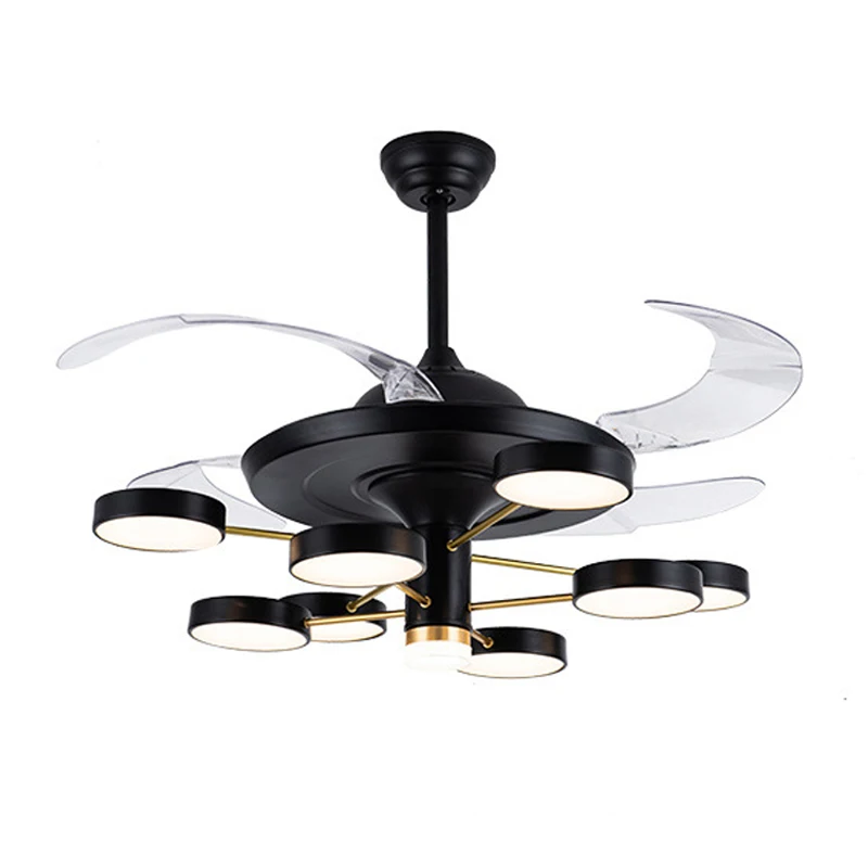 42 Inch Minimalist Ceiling Ventilator Lamp Fan Chandelier Living Room Bedroom Fans Lamps House Dining Room Lighting