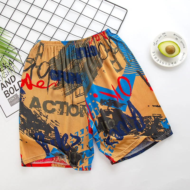 10 Colors Summer Boys Casual Shorts Pants Printed Thin Cool Beach Pants for 1-9 Years Toddler Child Boy