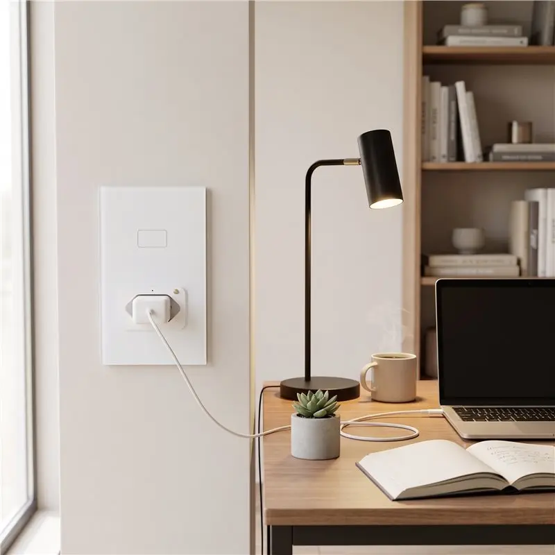 ABGI-Tuya Wifi Smart Light Switch With Socket Brazil BR Plug