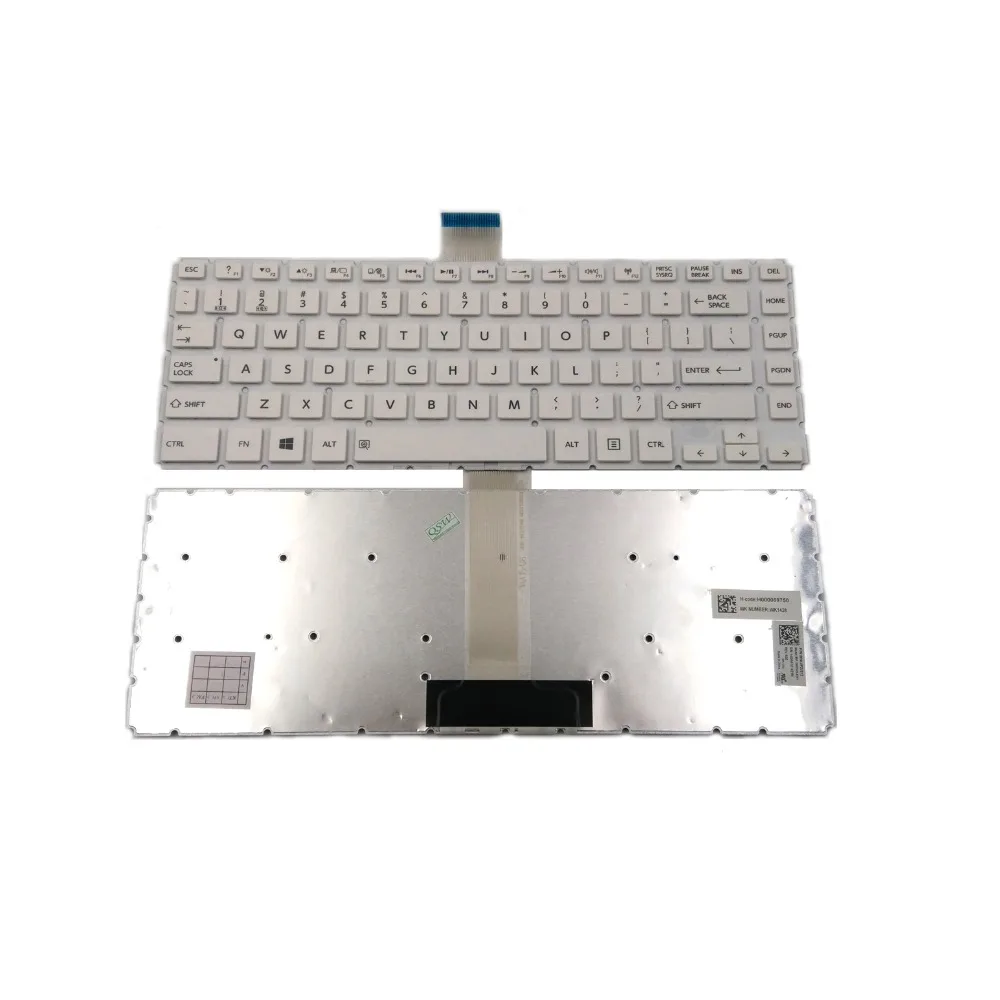 

New Laptop Keyboard for Toshiba Satellite L45-B4383WM L45D-B4178WM L45D-B4178WM L45D-B4198WM White Without Backlit & Frame