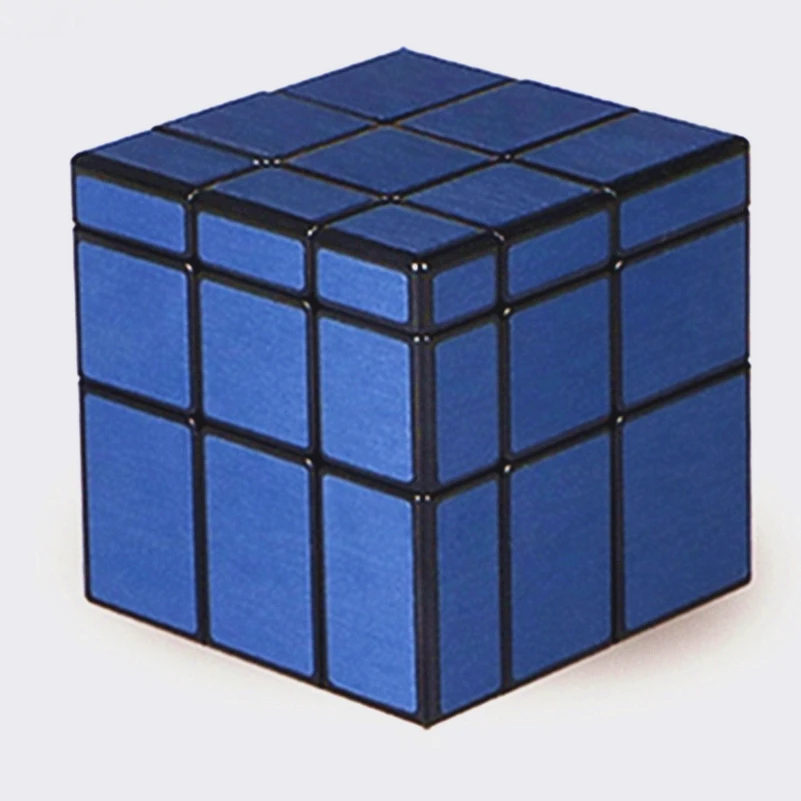 QY Brinquedos, cubo Espelho 3x3x3 Velocidade cubo, lado desigual cubo, cubos mágicos, cubo Puzzle,cast coated cube