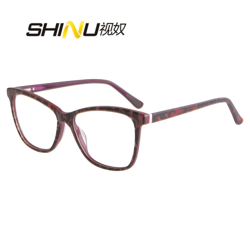 SHINU Ladies Myopia Glasses near and far multifocal eyeglasses progressive reading glasses women resin lens cr39 high quality