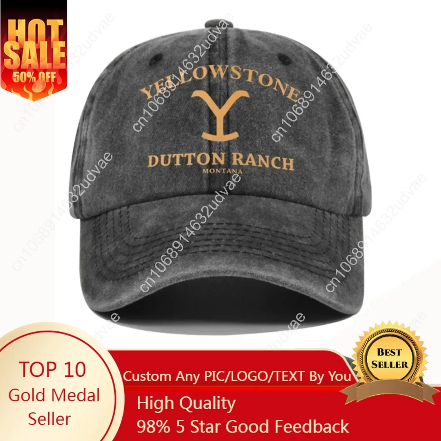 

Baseball Cap Snapback Hat YELLOWSTONE Sun Hat Spring Autumn Baseball Sport Hip Hop Fitted Caps Hats for Men Women
