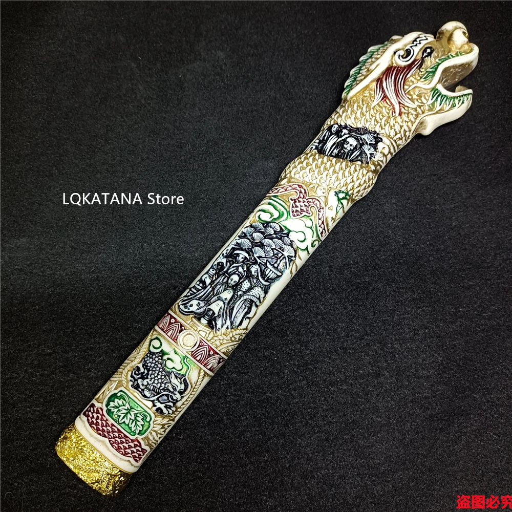 Замечательная резная рукоятка из головы дракона, часть Tsuka для японского меча, катаны, фурнитура Hild